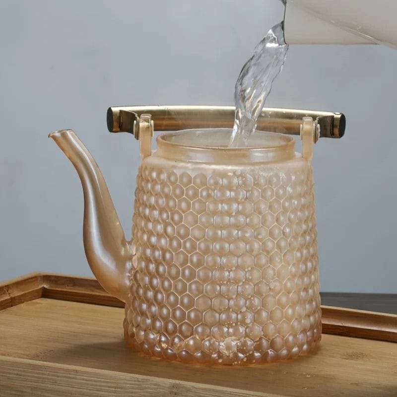 Belle Théière Japonaise en Verre Martelé 1.5L 1500 ml