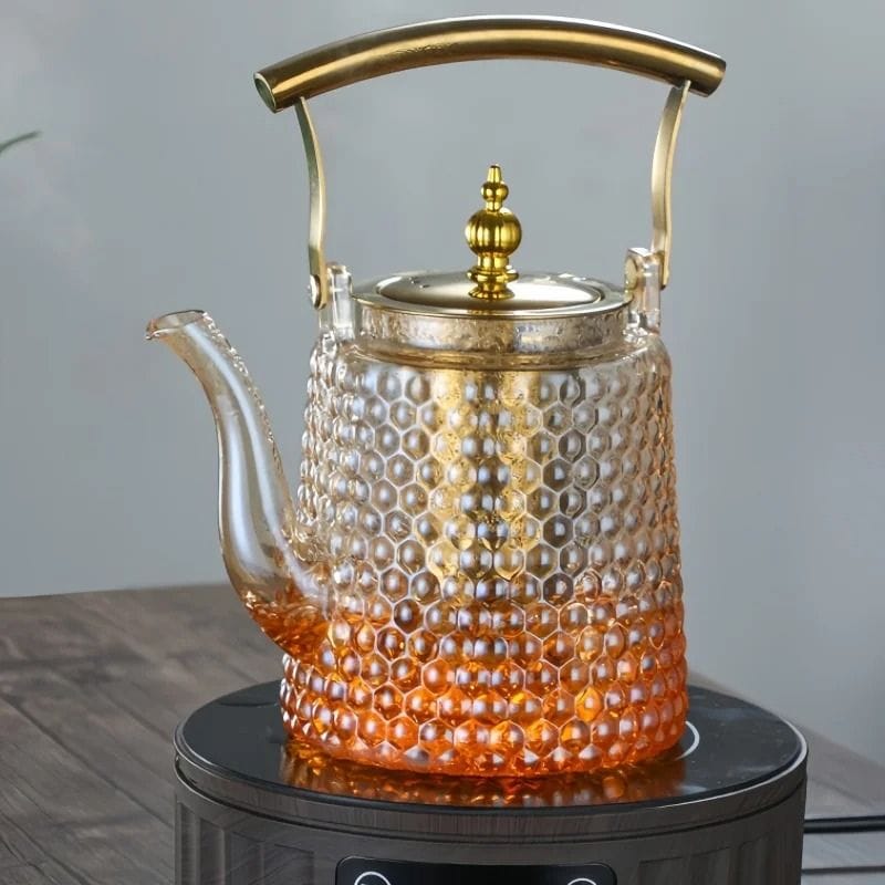 Belle Théière Japonaise en Verre Martelé 1.5L 1500 ml
