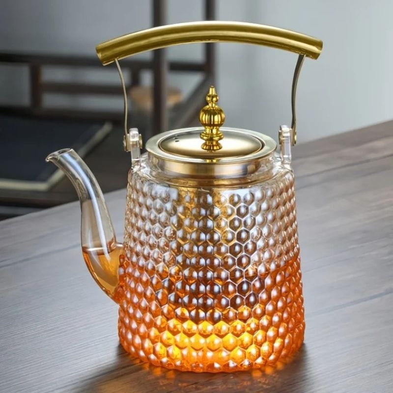 Belle Théière Japonaise en Verre Martelé 1.5L 1500 ml