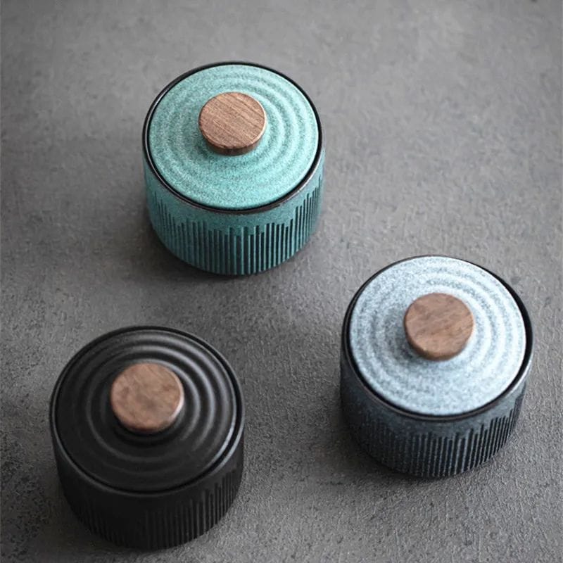 Boîte à Thé Design en Céramique