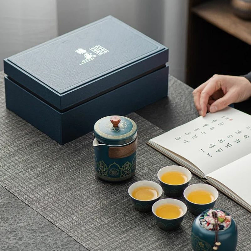 Coffret Service à Thé en Porcelaine 250ML