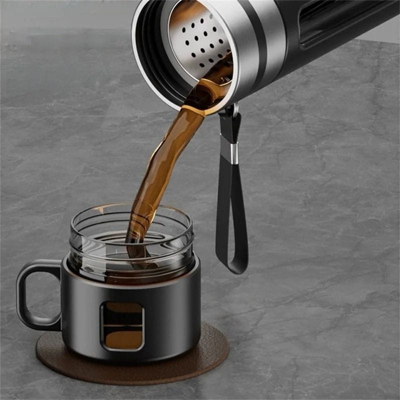 Gourde Infuseur Thé avec Tasse Intégrée 520ML