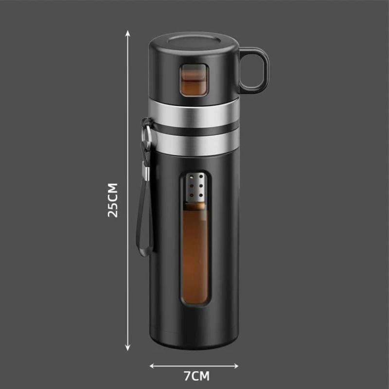 Gourde Infuseur Thé avec Tasse Intégrée 520ML