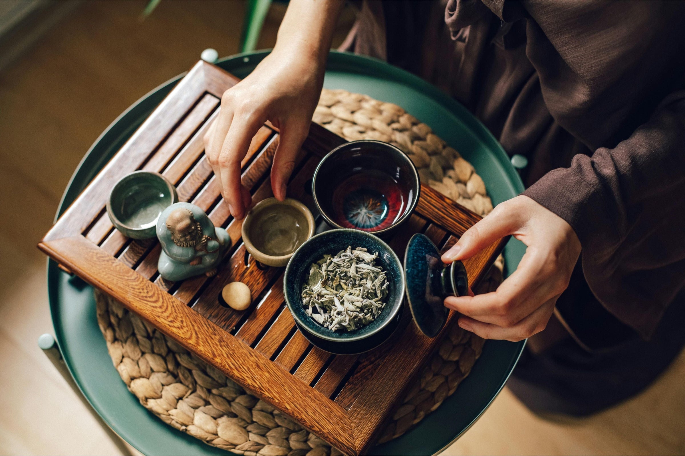rituel du thé
