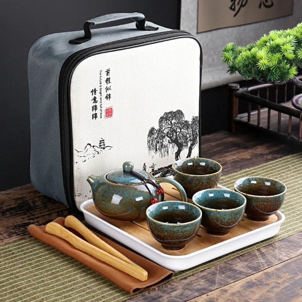 service à thé chinois portable