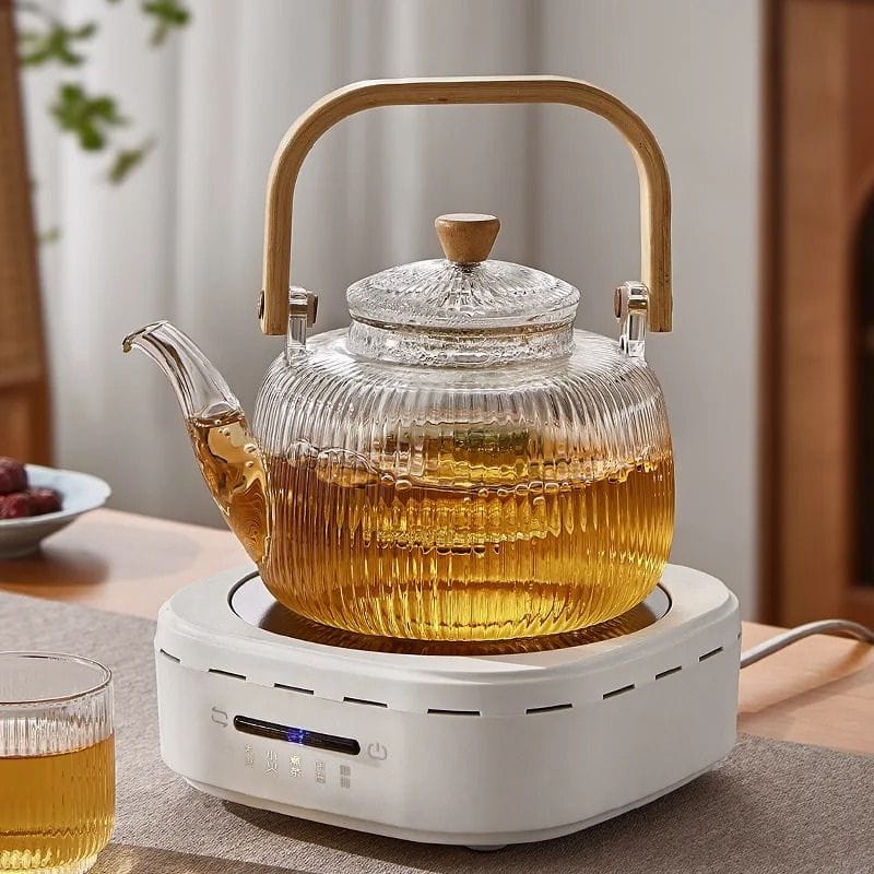 Théière 1L en Verre Borosilicate 1000 ml