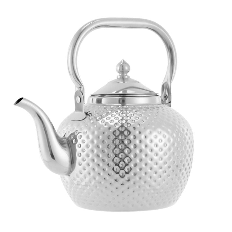 Théière 2L en Acier Inoxydable 2000 ml / Argent Satiné