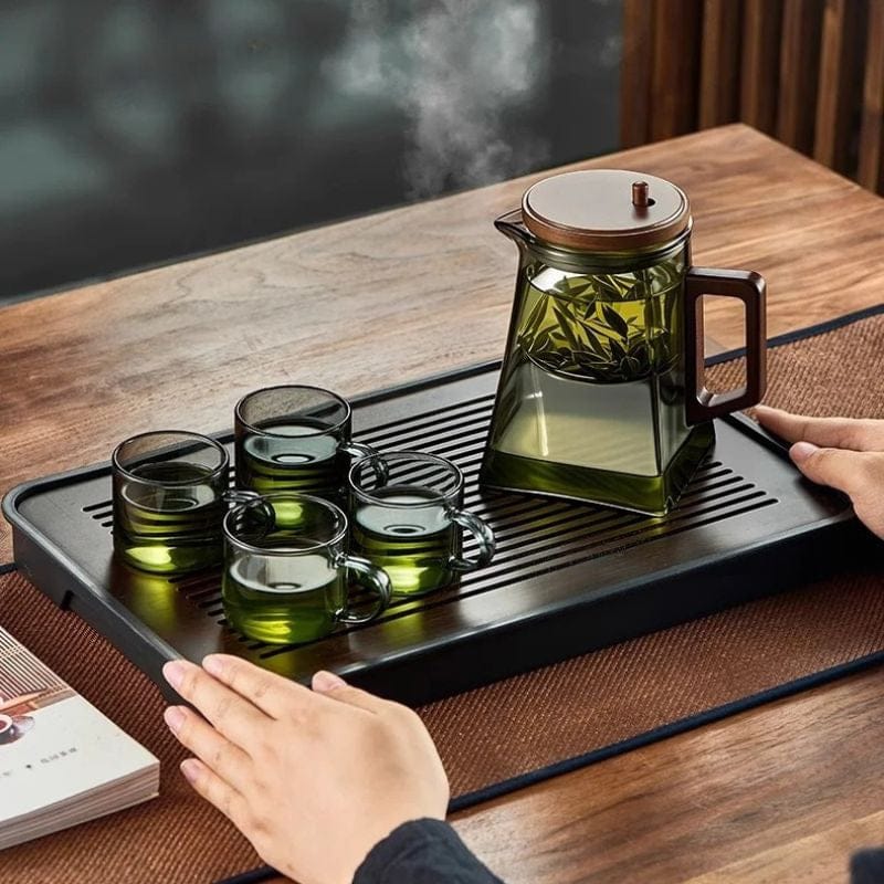 Théière à Piston en Verre 800ML