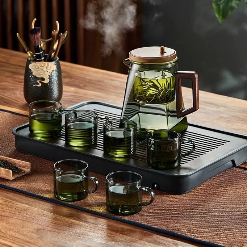 Théière à Piston en Verre 800ML