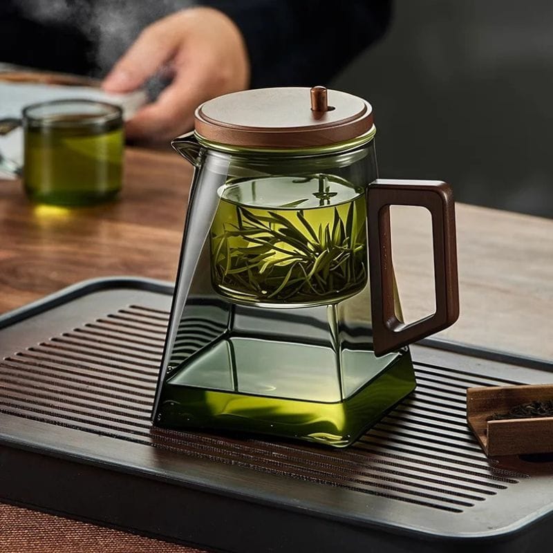 Théière à Piston en Verre 800ML