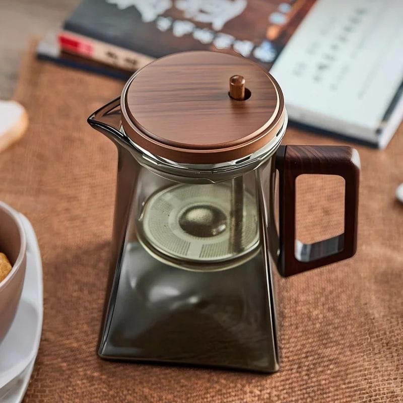 Théière à Piston en Verre 800ML