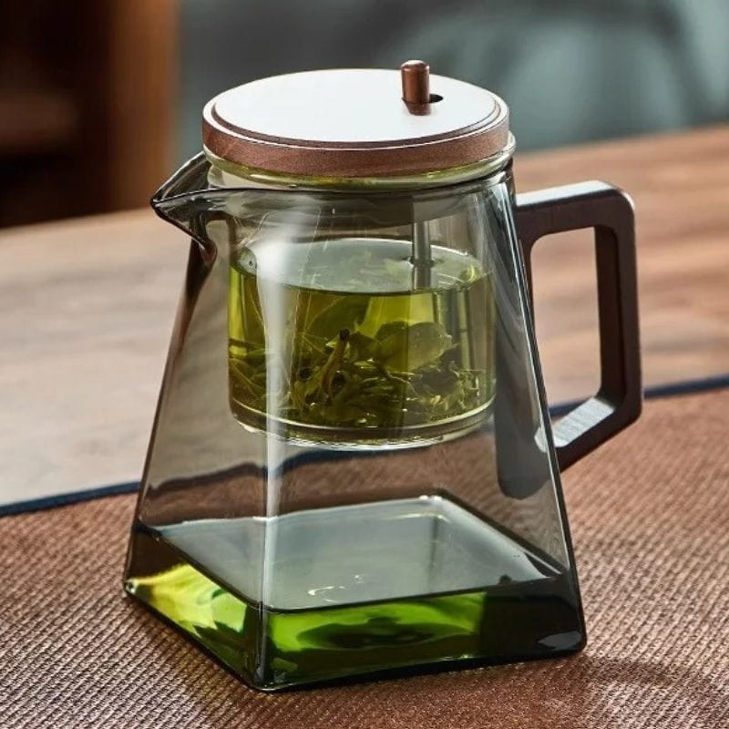 Théière à Piston en Verre 800ML