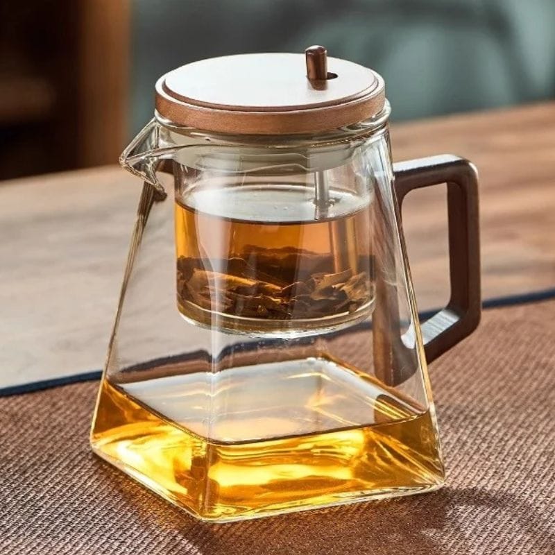 Théière à Piston en Verre 800ML
