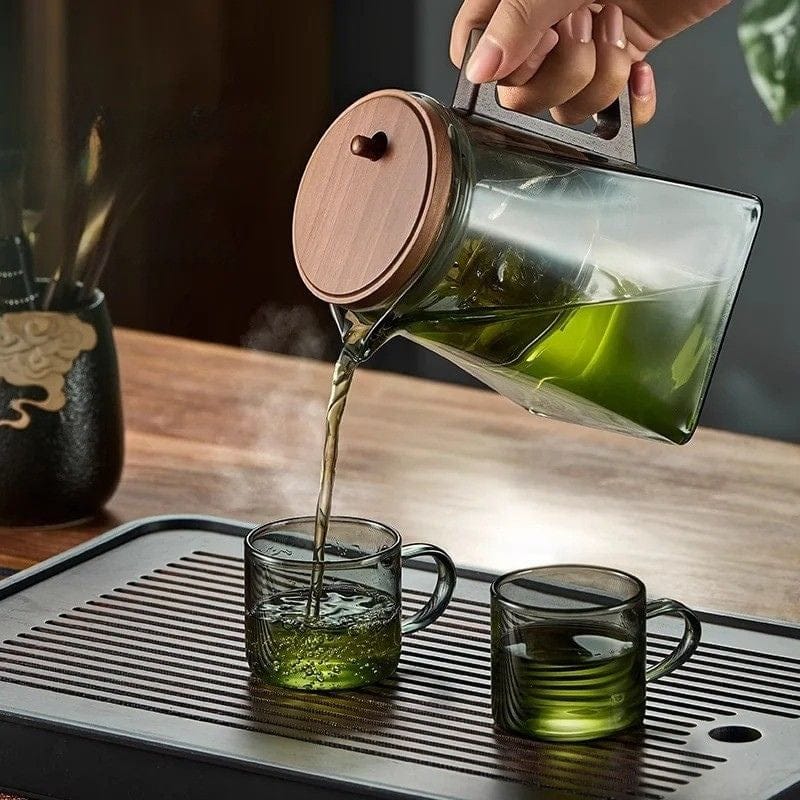 Théière à Piston en Verre 800ML