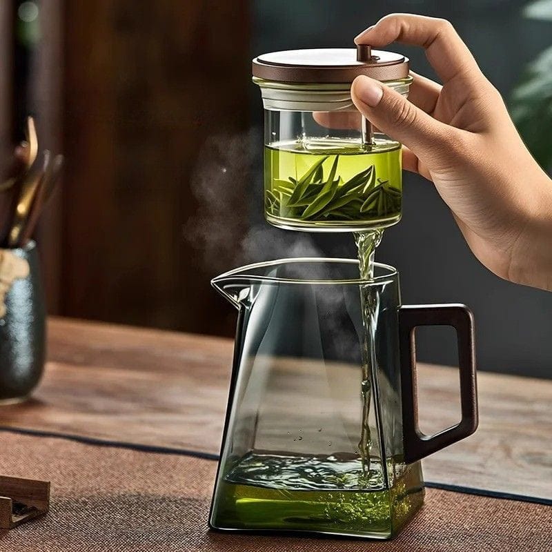 Théière à Piston en Verre 800ML