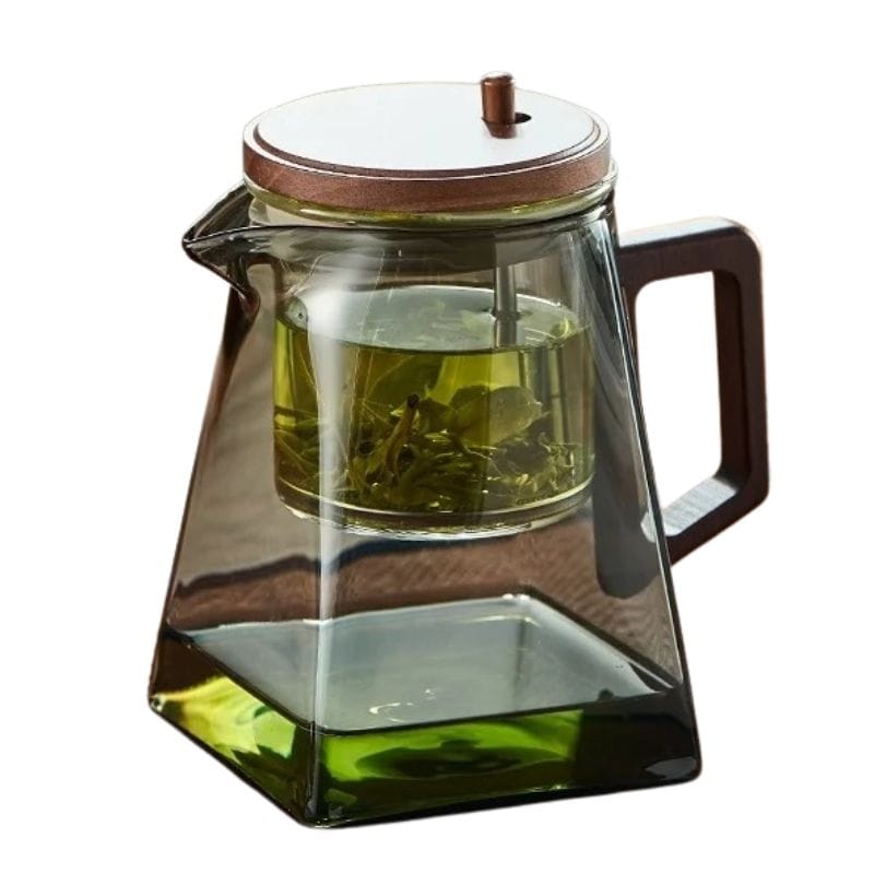 Théière à Piston en Verre 800ML 800 ml / Verre Fumé