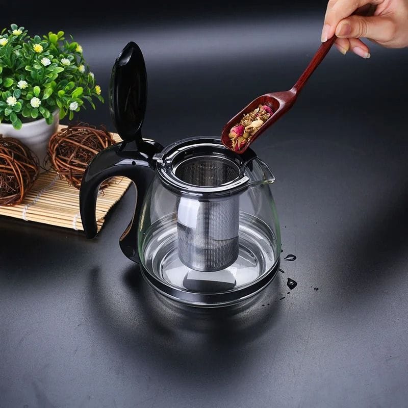 Théière à Thé en Verre avec Filtre 750ML - 1.2L