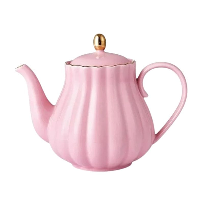Théière Anglaise en Céramique 800ML 800 ml / Rose Poudré
