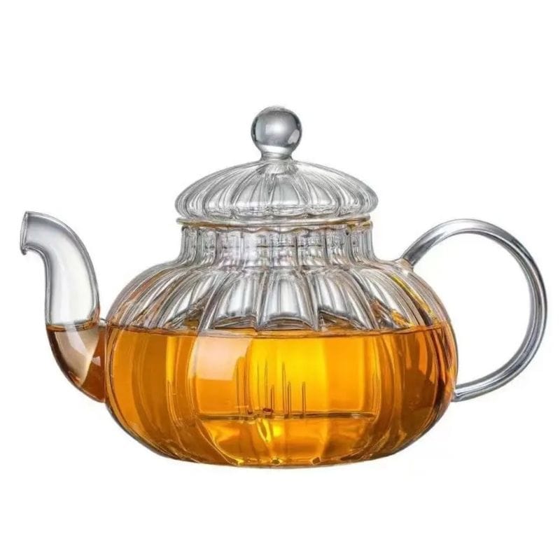 Théière Citrouille en Verre Borosilicate 600ML 600 ml
