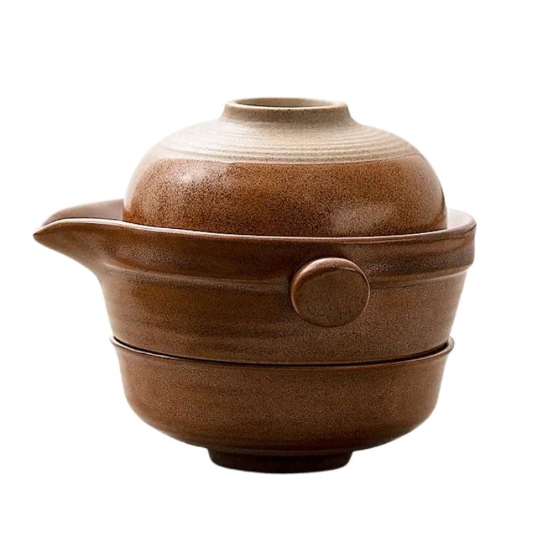 Théière de Voyage en Céramique 180ML 160 ml / Terre Sencha