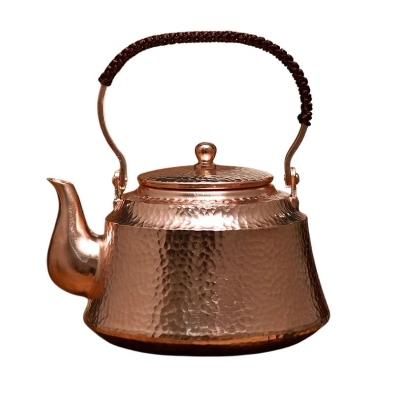 Théière en Cuivre Ancienne 1L 1000 ml / Cuivre Clair Traditionnel