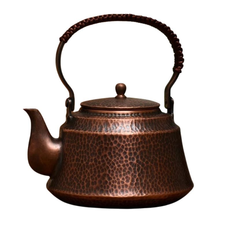 Théière en Cuivre Ancienne 1L 1000 ml / Cuivre Patiné Ancien