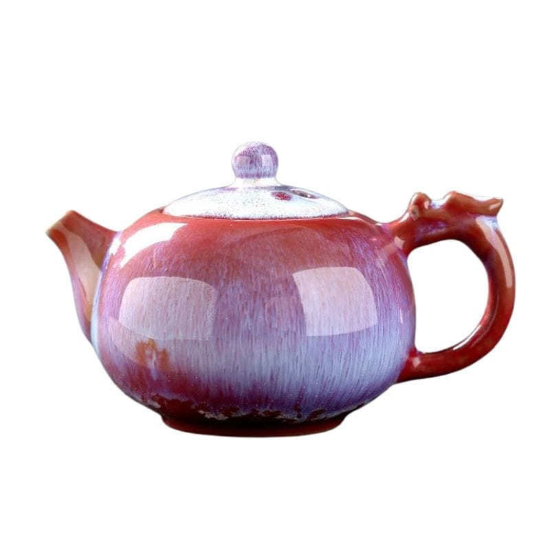 Théière en Grès Émaillé 250ML 250 ml / Rouge Crépuscule