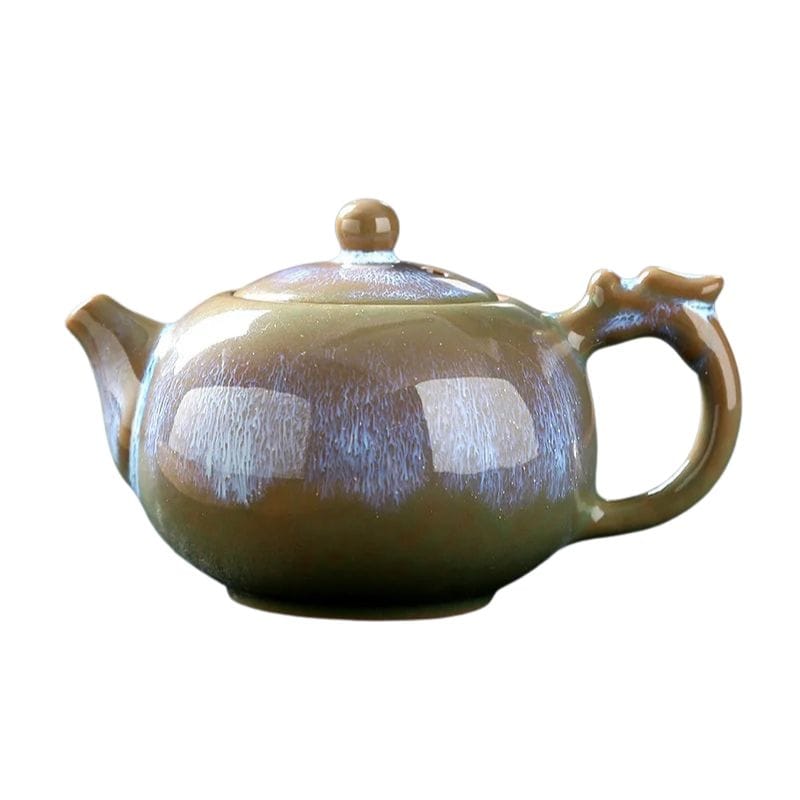 Théière en Grès Émaillé 250ML 250 ml / Vert Lichen