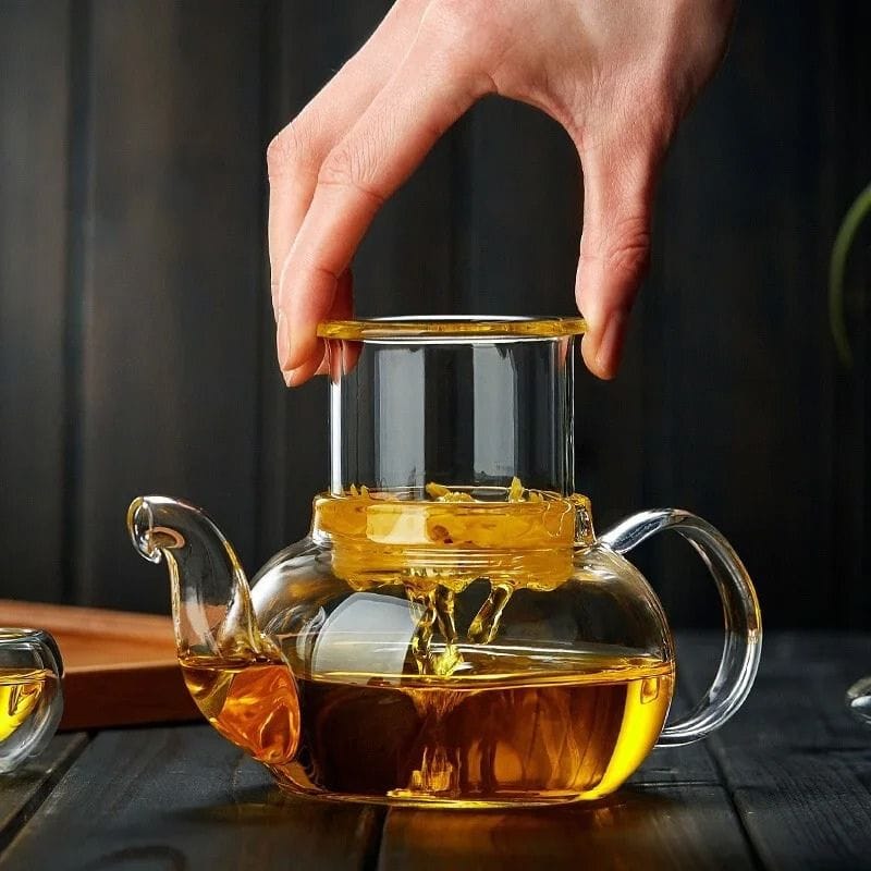 Théière en Verre avec Filtre 400ML - 1L