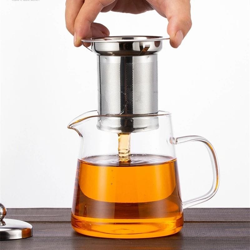 Théière en Verre avec Infuseur 400ML - 1.3L