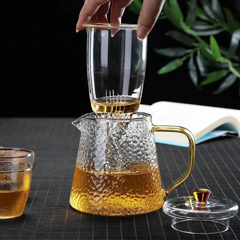 Théière en Verre Borosilicate 450ML - 1L