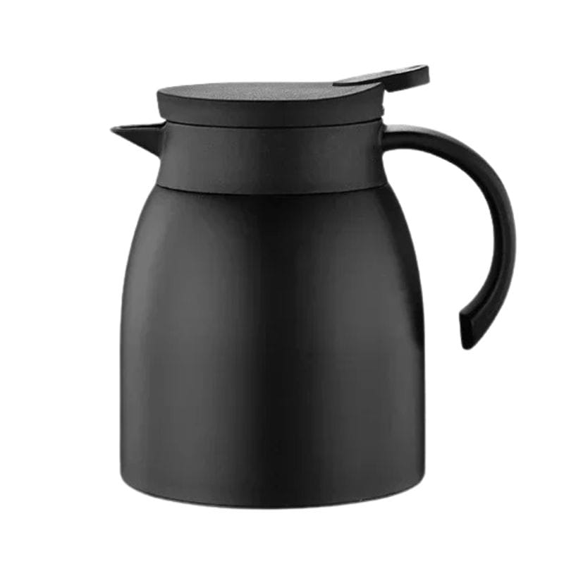 Théière Grande Contenance Isotherme 1.2L 1200 ml / Noir Mat