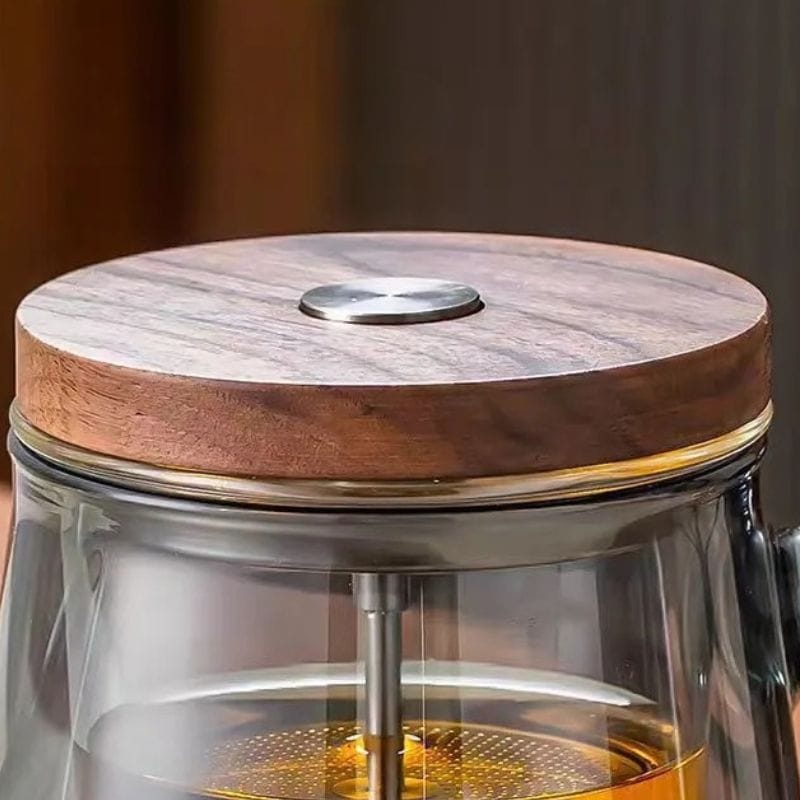 Théière Infusion Automatique en Verre 500ML Gray 500ML / 400-600ml