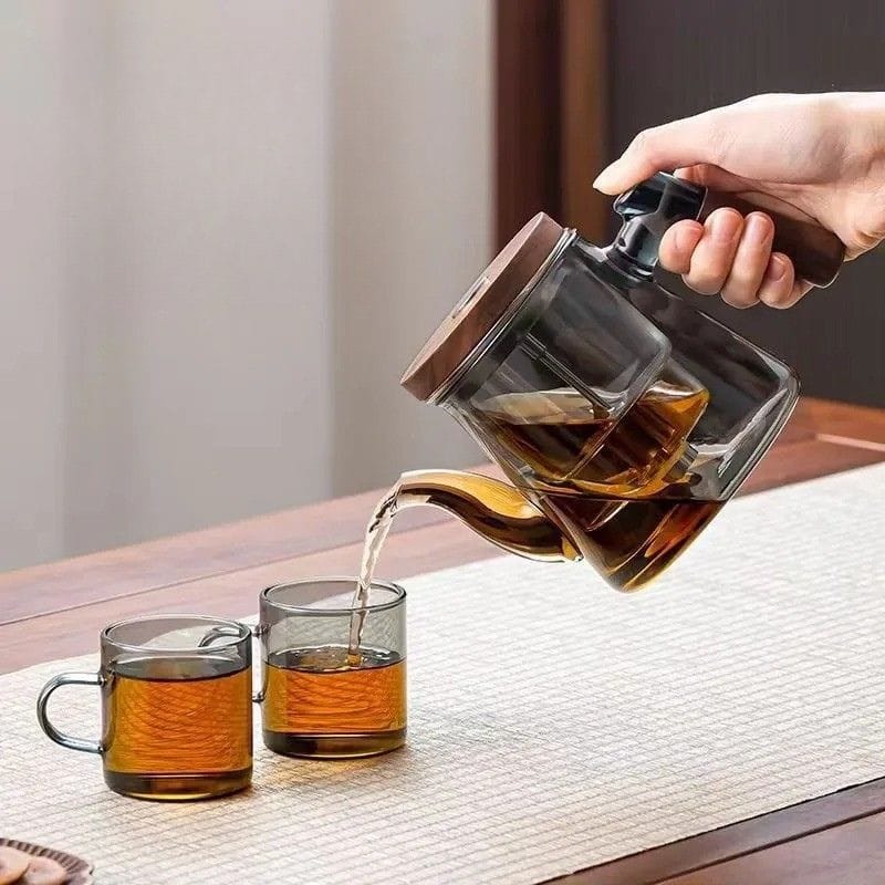 Théière Infusion Automatique en Verre 500ML Gray 500ML / 400-600ml