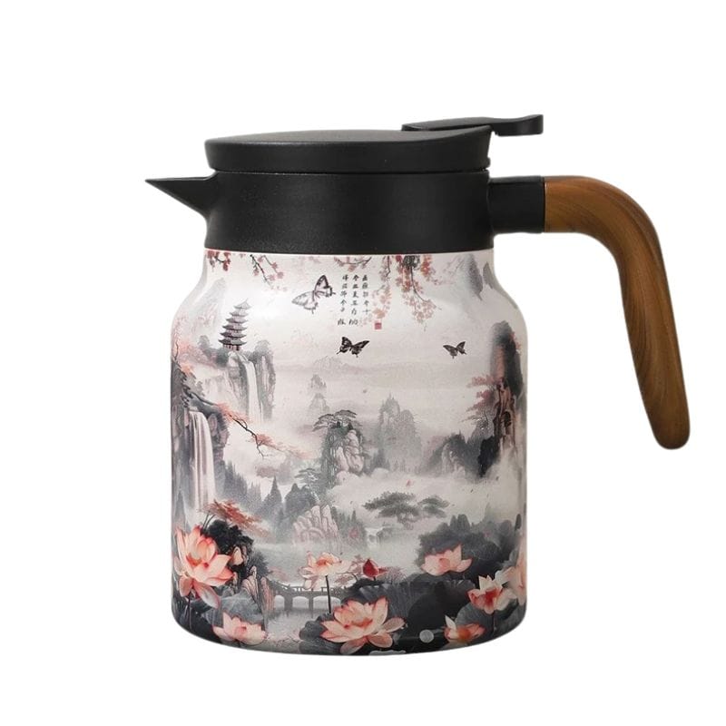 Théière Isotherme 1L en Acier Inoxydable