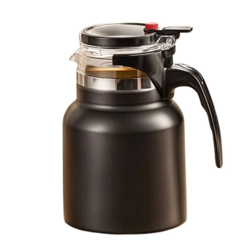 Théière Isotherme avec Infuseur 800ML 800 ml / Noir Mat