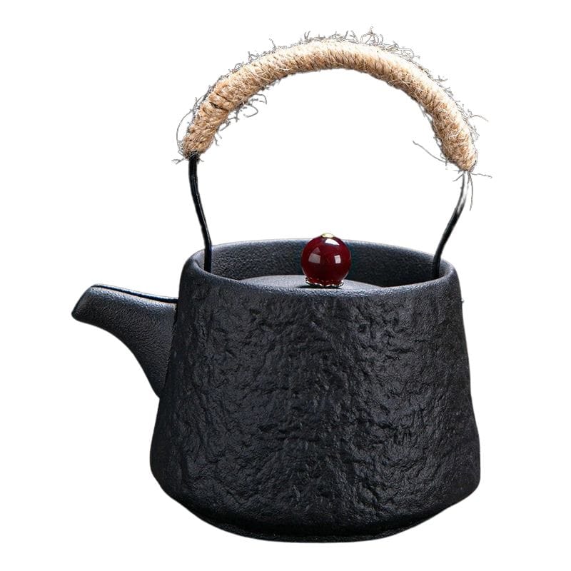 Théière Japonaise en Porcelaine 400ML 400 ml / Noir Texturé