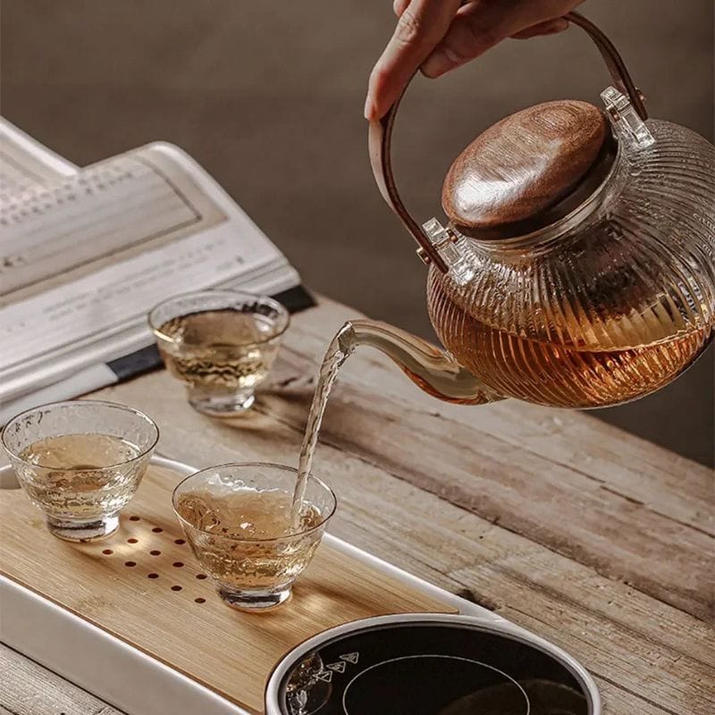 Théière Japonaise en Verre Borosilicate 800ML 800 ml