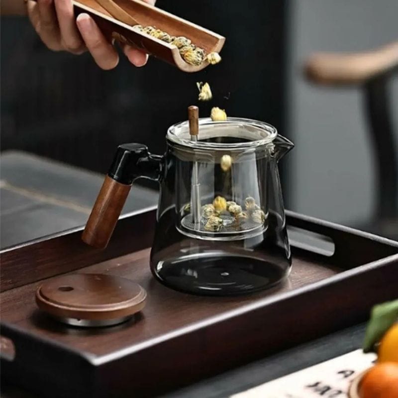 Théière Magique en Verre Borosilicate 650ML