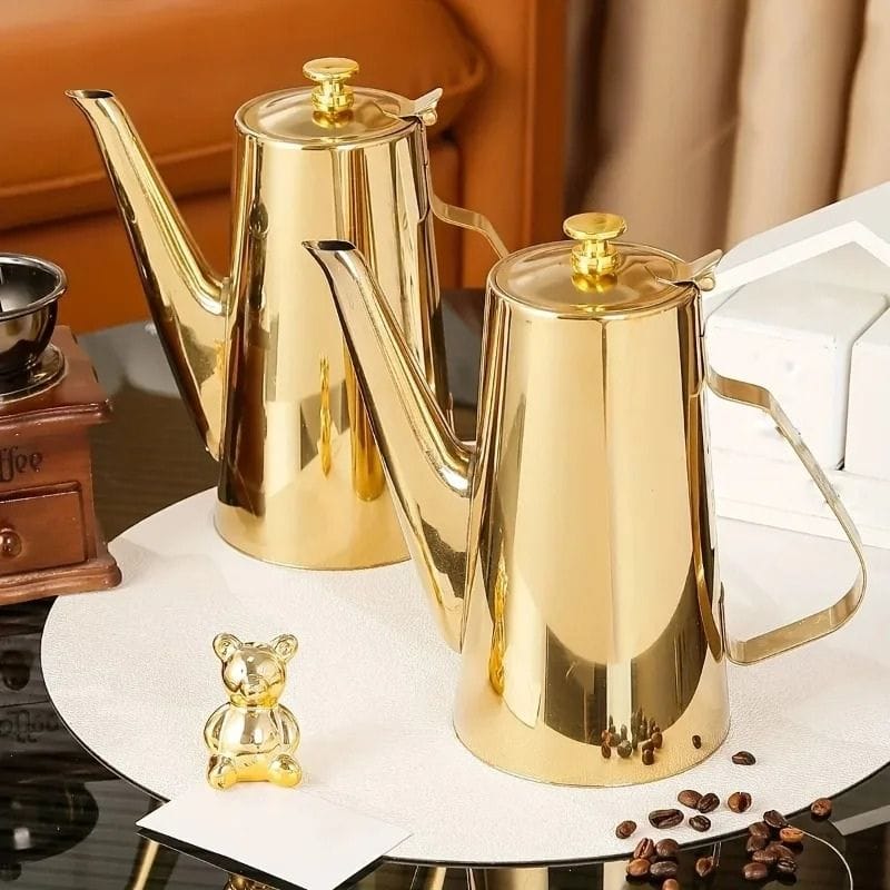 Théière Marocaine Dorée 1.5L 1500 ml