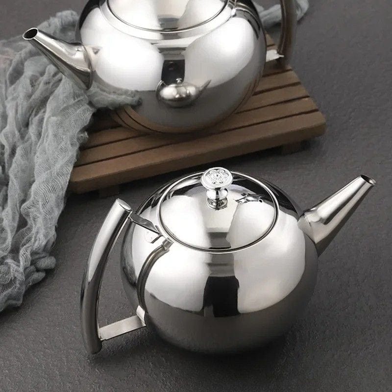 Théière Métal en Acier Inoxydable 1.5L