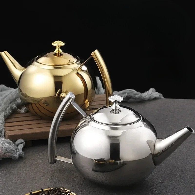 Théière Métal en Acier Inoxydable 1.5L