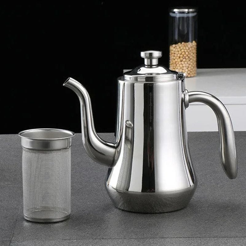 Théière Nordique en Inox avec Infuseur