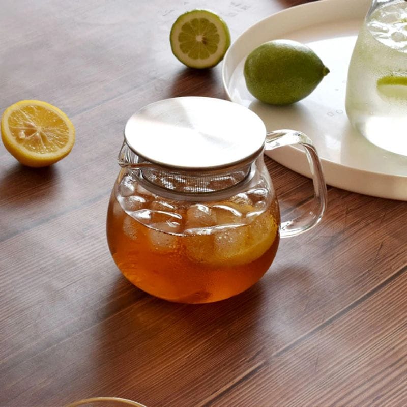 Théière pour Thé Glacé en Verre avec Filtre 500ML - 800ML