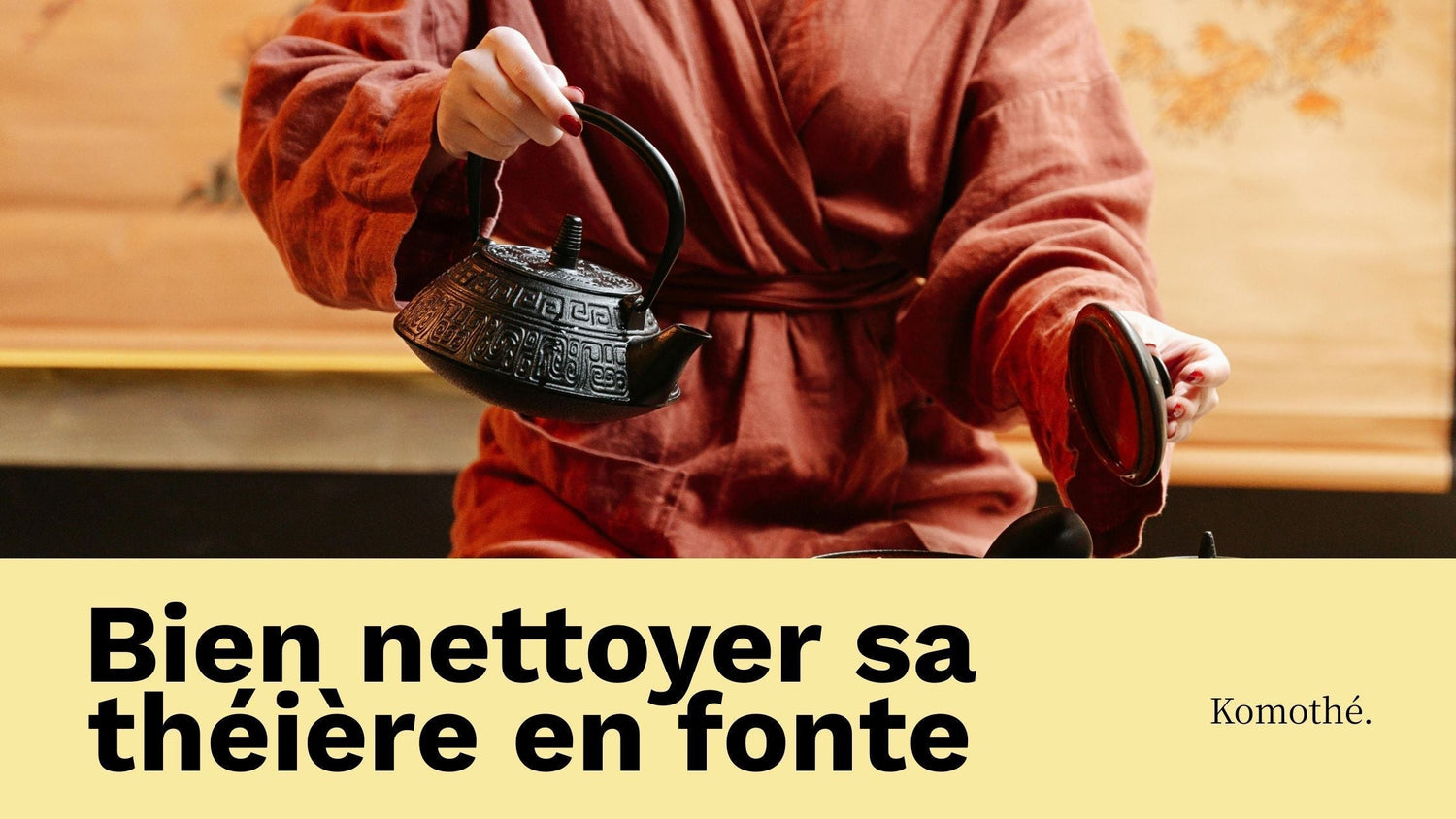 comment nettoyer une théière en fonte