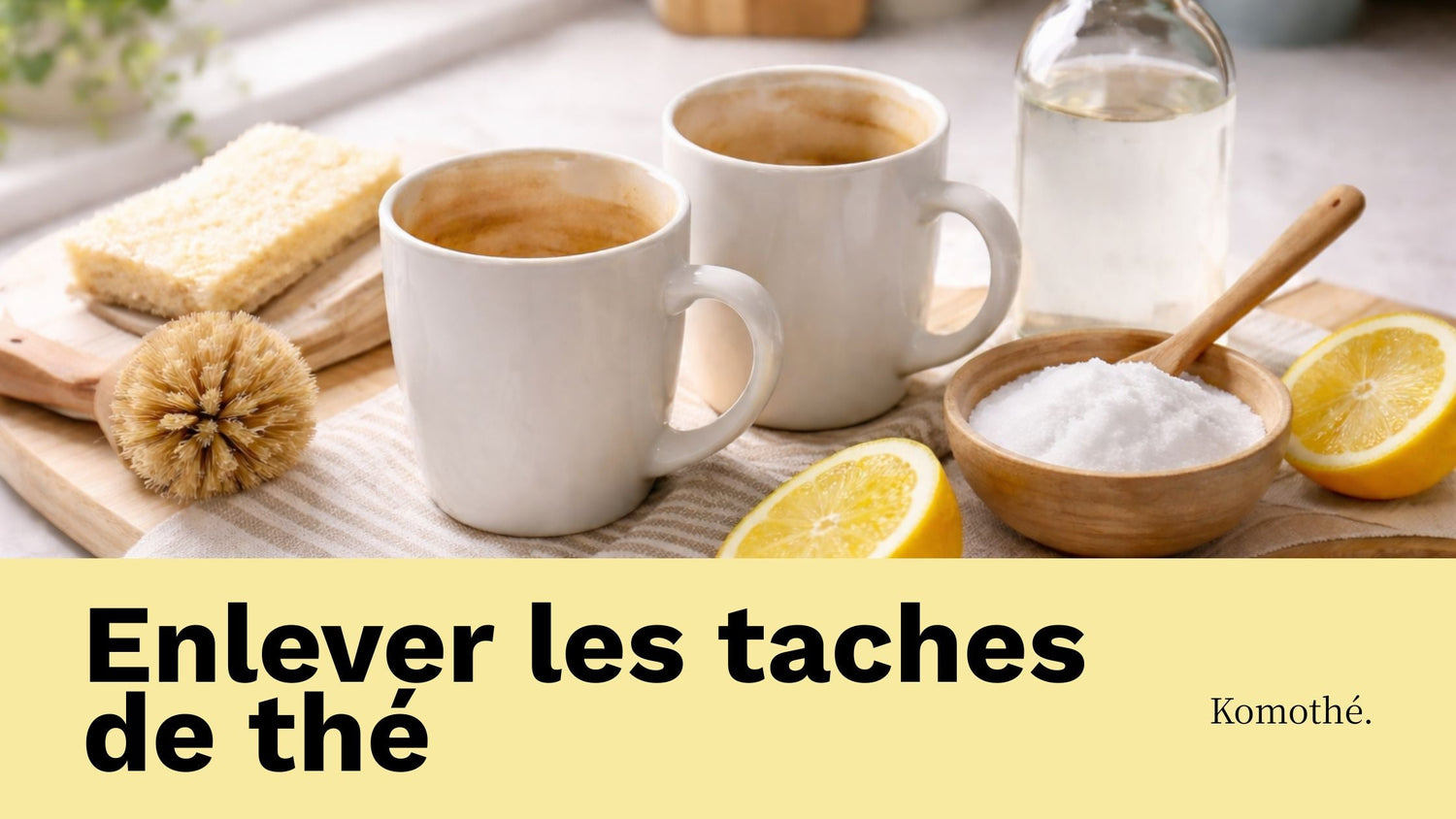 comment enlever les taches de thé