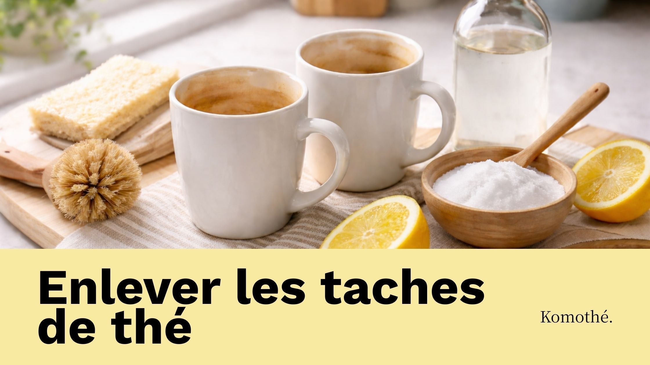 comment enlever les taches de thé