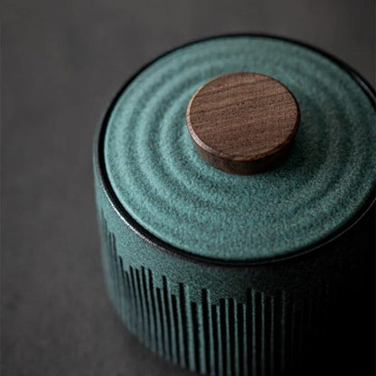 Boîte à Thé Design en Céramique