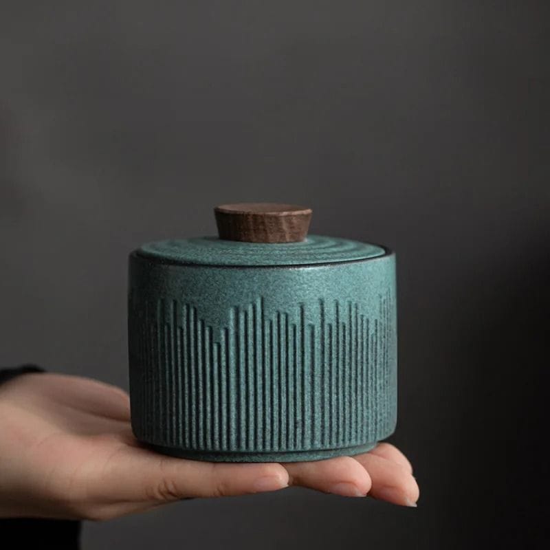 Boîte à Thé Design en Céramique