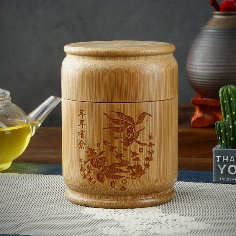 Boîte à Thé en Bois en Bambou